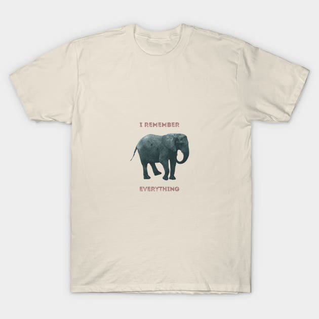 I Remember Everything T-Shirt by conundrumarts